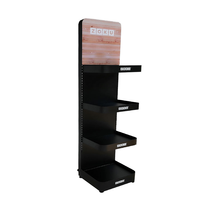 Support de présentation en métal personnalisé pour magasin de détail, présentoir de bouteilles de boissons, présentoir de tasses, support de sol pour bouteilles