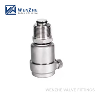 Vanne de purge d'air automatique en acier inoxydable 304/316 DN20 filetage BSP/NPT type flotteur vertical JUFENG
