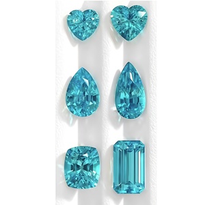 Gioielli Viresa, <span class=keywords><strong>Pietra</strong></span> Sintetica <span class=keywords><strong>Paraiba</strong></span> 4x6mm-9*11mm, Taglio Ovale, <span class=keywords><strong>Pietra</strong></span> Colorata <span class=keywords><strong>Paraiba</strong></span>, Zaffiro Creato in Laboratorio, Gemma Sfusa - Product Image 5