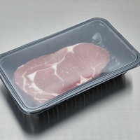 200*140*80mm Lunchbox Küchen behälter für pp rundes Tablett oder Schüssel zum Mitnehmen von Lebensmitteln wie Mahlzeit Fleisch Gemüse Obst