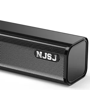 NJSJ RGB مكبر صوت للكمبيوتر ، مكبرات صوت للكمبيوتر المكتبي ، من أجل الكمبيوتر المحمول
