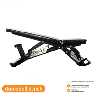 Banc de musculation pliable et réglable avec une capacité de 42 kg, réduction du bruit, pour la musculation à domicile et l'entraînement de force