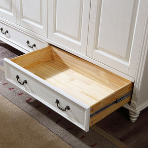 Libreria in legno massello a 2 porte armadietto scorrevole combinazione libreria con porta in vetro bianco armadietto in legno - Product Image 5