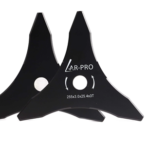 Lames de débroussailleuse en acier au carbone L&P 10x3 dents, lot de 2 avec rondelles <span class=keywords><strong>pour</strong></span> débroussailleuses à arbre de 20 mm et 25,4 mm - Product Image 5