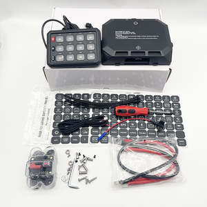 Nouveau panneau de commutation professionnel 12V 12 Gang RGB commande <span class=keywords><strong>centrale</strong></span> universelle pour véhicules et bateaux tout-terrain - Product Image 5