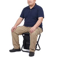 Chaise pliante d'extérieur avec porte-gobelet, légère et portable, pour le camping, la pêche, le pique-nique, la plage