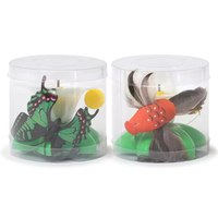Fournitures pour animaux de compagnie en gros |   Automatique 360 °   Jouet pour chat rotatif oiseau/papillon avec base fleurie pour jeu en intérieur