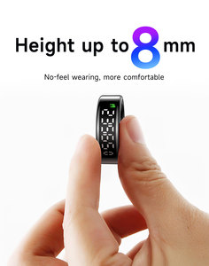Halka 5 APP kontrol GPS kalp hızı izci IP68 su geçirmez uzun dayanıklılık ömrü manyetik dijital alaşım akıllı yüzük - Product Image 2