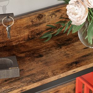 Coin industriel à 5 niveaux avec support de rangement avec cadre en métal pour salon bibliothèque de bureau à domicile <span class=keywords><strong>Etagere</strong></span> étagère - Product Image 4