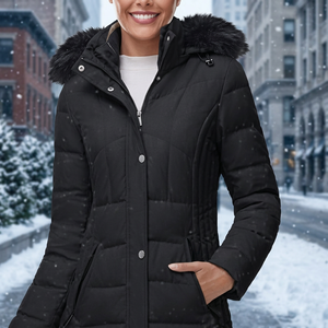 Veste softshell chauffante à batterie pour homme et femme, imperméable, coupe-vent, à capuche, pour la chasse, la pêche, le ski en plein air en hiver, rechargeable par USB - Product Image 1