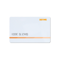Carte intelligente vierge 13,56 MHz NFC ISO 15693 1024 bits I CODE SLIX ICODE SLI puce RFID PVC Cartes RFID personnalisées pour l'accès aux hôtels