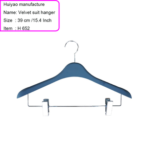 Velvet Cloth <strong>Hanger</strong> Velvet Coat <strong>Hanger</strong> Velvet Plastic Suit <strong>Hangers</strong> - Product Image 6