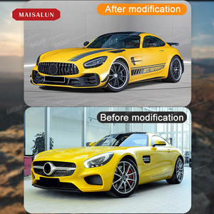 Nuevo Kit de Carrocería Completo de Fibra de Carbono Seca PP MAISALUN para <span class=keywords><strong>Mercedes</strong></span>-<span class=keywords><strong>Benz</strong></span> <span class=keywords><strong>AMG</strong></span> <span class=keywords><strong>GT</strong></span>/GTS, Actualización al Estilo GTR Pro 1:1, Parachoques - Product Image 3