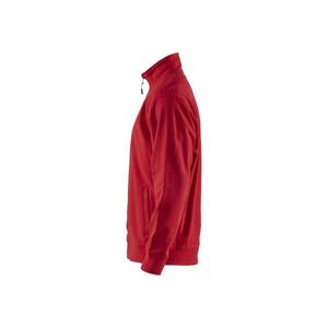 BLAKLADER - 337111585600XS <b>Sweatshirt</b> with full zip Red - EAN 7330509469613 <b>WORK</b> HOODIES - Product Image 4