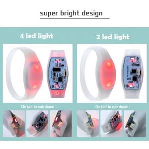Bracelet lumineux LED pour fête d'anniversaire, idées de décoration pour fête, nouveau produit <span class=keywords><strong>2023</strong></span>, fête du Ramadan, événements et fournitures de fête - Product Image 3