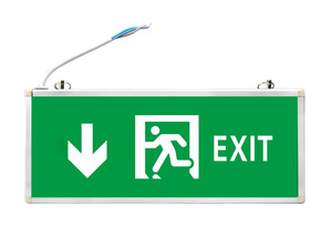 Maintained <strong>LED</strong> <strong>Exit</strong> Sign, Fire Safety <strong>LED</strong> Emergency Lamp With Backup Battery, Single Face or Double Face, Running Man and Arrow - Product Image 3