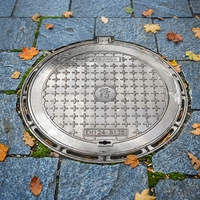 Couvercle de manhole routier municipal étanche D400 E600, haute résistance, anti-affaissement, protecteur de fond de chaussée