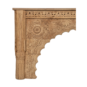 Wooden Side <b>Table</b> Solid Wood Modern Handmade Kamal Arts Rajasthan Metal Handles Durable Multifunction Living Room Bedroom - Product Image 2