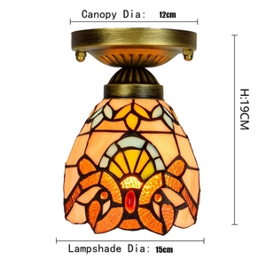 Prijs Panel Licht Moderne Tiffany Lamp Gebrandschilderd Glas Stijl Dieren Semi Hanger Voor Slaapkamer Hote Kinderkamer <span class=keywords><strong>Led</strong></span> Plafond Verlichting - Product Image 4