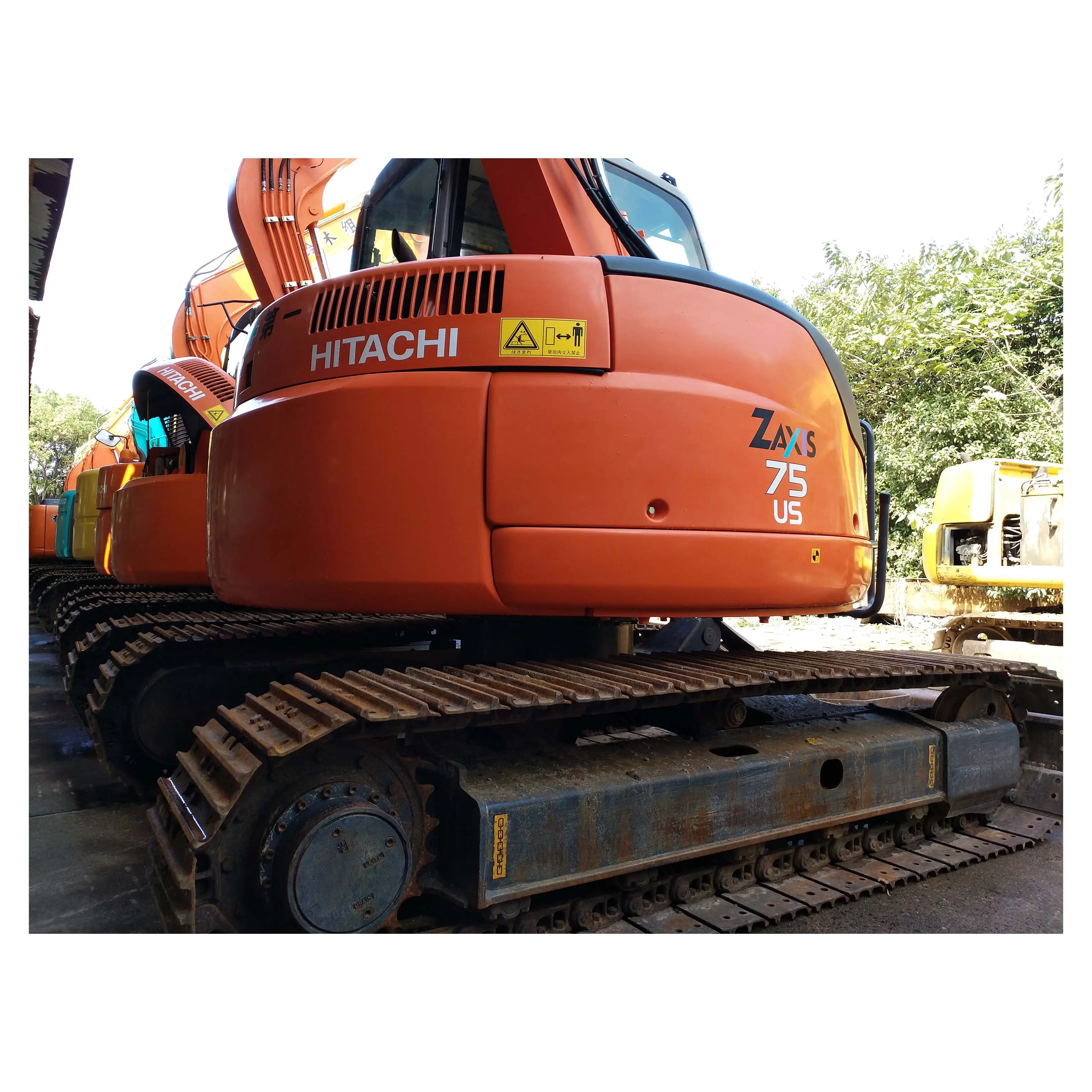 Nuovo arrivo giappone Hitachi escavatore 7 ton marca hitachi usato zx75 fabbrica originale giappone