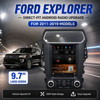 Autoradio Android 9,7 pouces pour Ford Explorer 2011-2019, navigation GPS, écran tactile, système multimédia, mise à niveau de l'autoradio