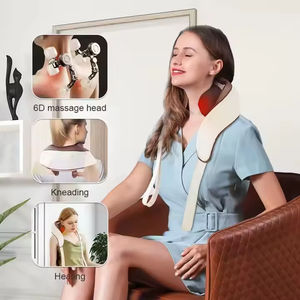 Ceinture de massage électrique chauffante pour le cou et les épaules, soulagement de la douleur, pétrissage profond des tissus, massage Shiatsu cervical et dorsal - Product Image 5