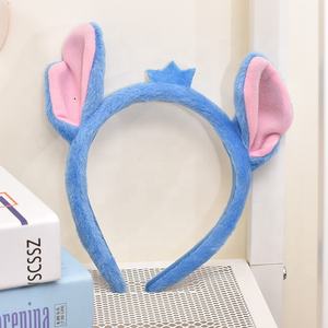 Diadema de Felpa 3D de Terciopelo, Popular y Más Vendida, Accesorio para Niñas, Perfecta para Maquillaje con Diseño de Dibujos Animados, 21 cm - Product Image 6