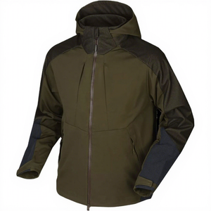 Veste d'hiver respirante pour la chasse en plein air, personnalisable en gros (OEM), en tissu softshell et laine, haute qualité - Product Image 1