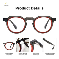 Monturas Ópticas de Acetato Premium - Material Mazzucchelli de Diseño Italiano, Ecológicas y Amigables con la Piel