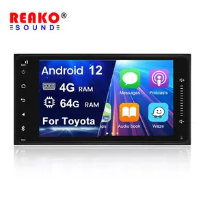 Full Touch Double Din 7 pouces Android autoradio pour Toyota 8 Core 4G sans fil Carplay Android Auto DSP AM RDS