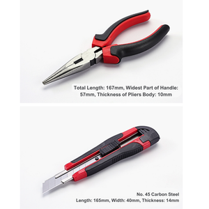 20pcs Car Emergency <strong>Tool</strong> Kit, Portable Vehicle Repair Hand <strong>Tool</strong> Set with Pliers &amp; Screwdrivers, Compact Auto <strong>Tool</strong> <strong>Box</strong> - Product Image 4