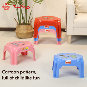Pearl River Modern Plastic Square <b>Stool</b> 170mm 185mm 223mm Stackable Foam Filled <b>Low</b> Chair for Living Room Home Use - Product Image 4