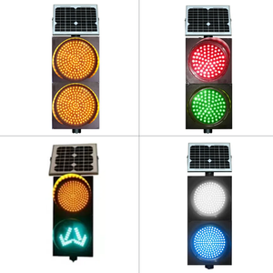 Panneau solaire puissance <span class=keywords><strong>rouge</strong></span> ou vert ou jaune 200mm 300mm 400mm trafic contrôle lumières a mené le <span class=keywords><strong>feu</strong></span> <span class=keywords><strong>de</strong></span> signalisation - Product Image 2
