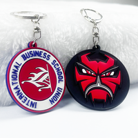 Porte-clés en caoutchouc personnalisés en gros avec logo 2D 3D, chaînes de porte-clés, anneaux, porte-clés en PVC