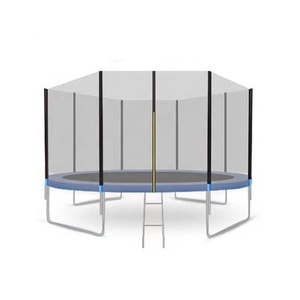 <span class=keywords><strong>Trampoline</strong></span> <span class=keywords><strong>bleu</strong></span> sûr de haute qualité SP 6 FT avec filet de sécurité en maille PE résistant aux UV Capacité de 450kg pour une utilisation en extérieur - Product Image 1