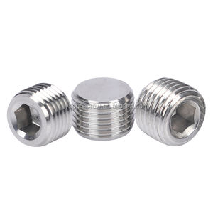 Tapones de Rosca Métricos PT NPT, Tapones Hexagonales de Acero Inoxidable <span class=keywords><strong>DIN</strong></span> <span class=keywords><strong>906</strong></span>, Tornillos de Bloqueo con Cabeza Hexagonal, Tapones de Rosca Cónica para Tuberías - Product Image 5