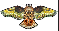 Cerf-volant effaroucheur d'oiseaux Flying Hawk, répulsif d'oiseaux simulé en forme d'aigle, dispositif de dissuasion des oiseaux à énergie éolienne pour la protection des cultures agricoles et des jardins