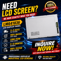 Écran de remplacement pour panneau d'affichage LCD industriel SHARP LM641836, rétroéclairage CCFL, cadre métallique, fabriqué en Chine, 100% testé