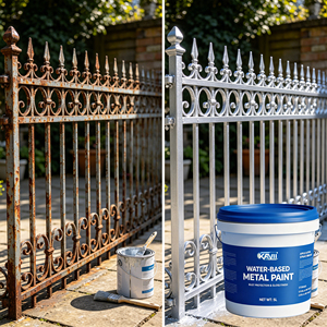 Peinture Métallique Sans Ponçage pour la Repinture et le Revêtement Antirouille sur les Meubles en Acier, les Portails et les Rampes - Product Image 4