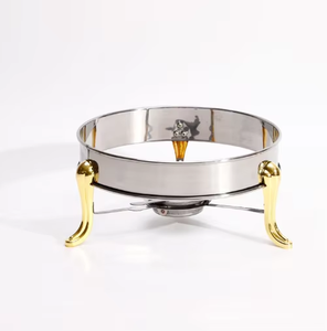 Olla caliente de Alcohol comercial de acero inoxidable personalizable para cocina, vajilla pequeña - Product Image 5