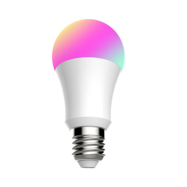 Tuya Ble Bluetooth Mesh Beacon Smart App Remote Control Rgb Rgbcct Dimming E27 Led Light Bulb Work With Alexa google Home