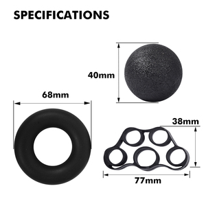 Vente chaude : Exerciceur d'avant-bras à résistance réglable de 5 à 10 kg, kit de renforcement de la poignée de 5 pièces, couleur et taille personnalisées, modèle <span class=keywords><strong>Ksport</strong></span> - Product Image 2
