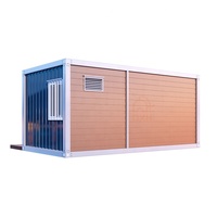 Maison conteneur préfabriquée mobile en acier, personnalisable, à chambre unique, démontable, en kit, 20ft 30ft 40ft, vente en gros