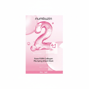 Numbuzin No. 2 Rose PDRN Collagen Plumping Sheet Mask 4+1 Set High Quality Facial Masks - Product Image 2