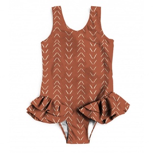 Traje de Baño de Verano Personalizado sin Mangas para Niñas, Traje de Baño con Volantes para Niñas de 1 a 6 Años, Bikinis para Niños, Ropa de Playa - Product Image 5