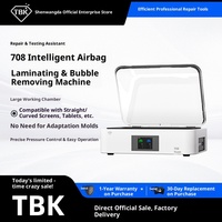 Machine tout-en-un TBK708 de laminage et de débullage à air comprimé pour écrans plats et incurvés d'ordinateurs portables ; verre de protection LCD