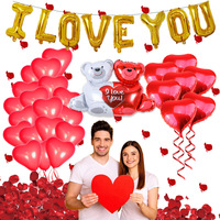 12 pouces coeur ballons en latex mariage saint valentin rouge blanc amour feuille ours ballons décorations de fête