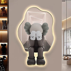 Dipinto Murale in Porcellana di Lusso con LED, Pittura Moderna in <span class=keywords><strong>Vetro</strong></span> e Cristallo - Product Image 6