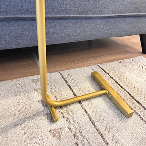 <span class=keywords><strong>VASAGLE</strong></span>-Table d'Appoint de Canapé Moderne Type C avec Cadre en Métal Doré, Mobilier de Salon KD, Facile à Assembler, Table Basse Antique - Product Image 4