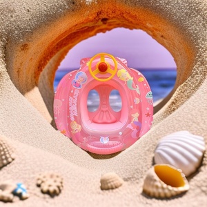 Phao bơm hơi có tay lái cho trẻ sơ sinh trẻ mới biết đi trẻ em Vòng bơi bơm hơi - Product Image 3